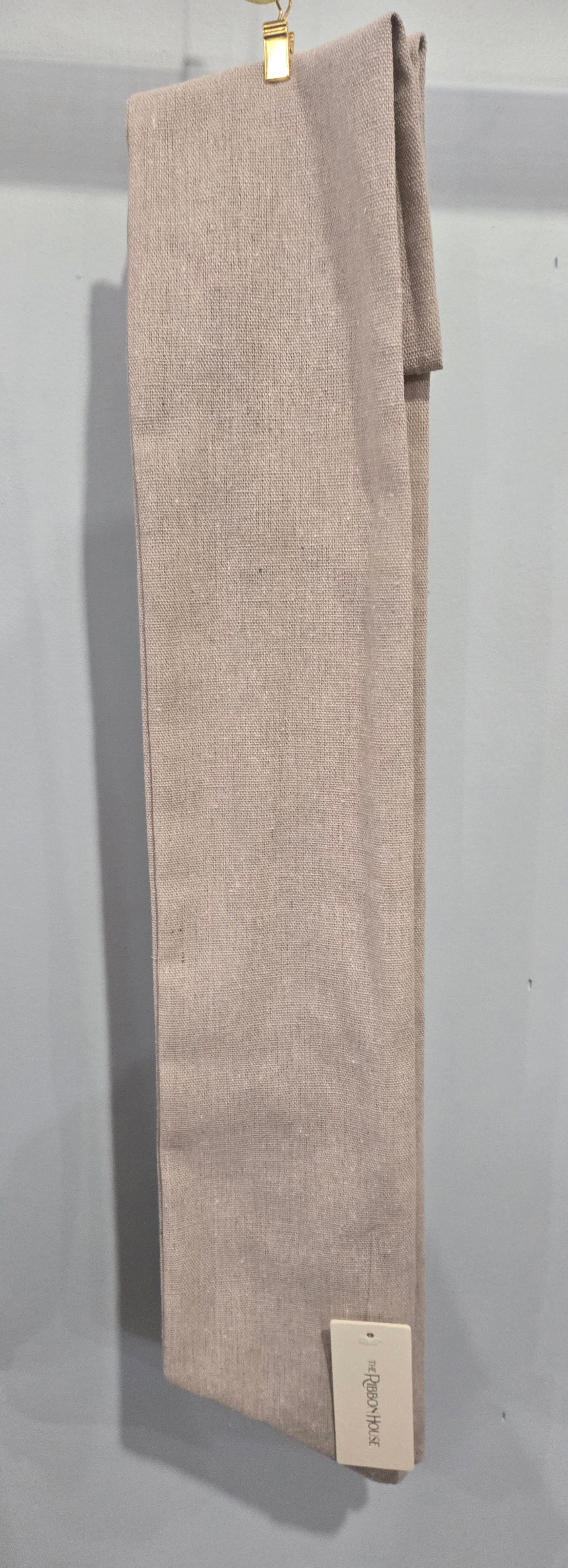 55" Linen Flax Wreath Sash