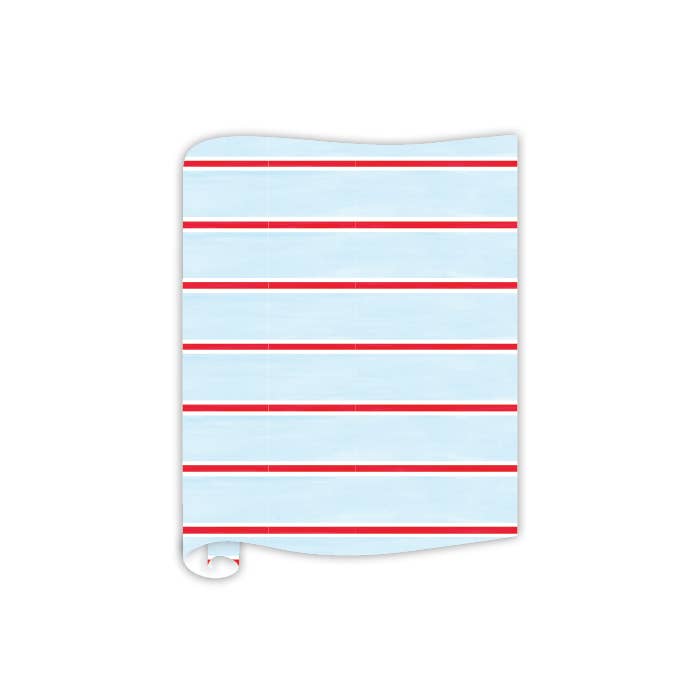 Blue White and Red Stripe Pattern Table Runners