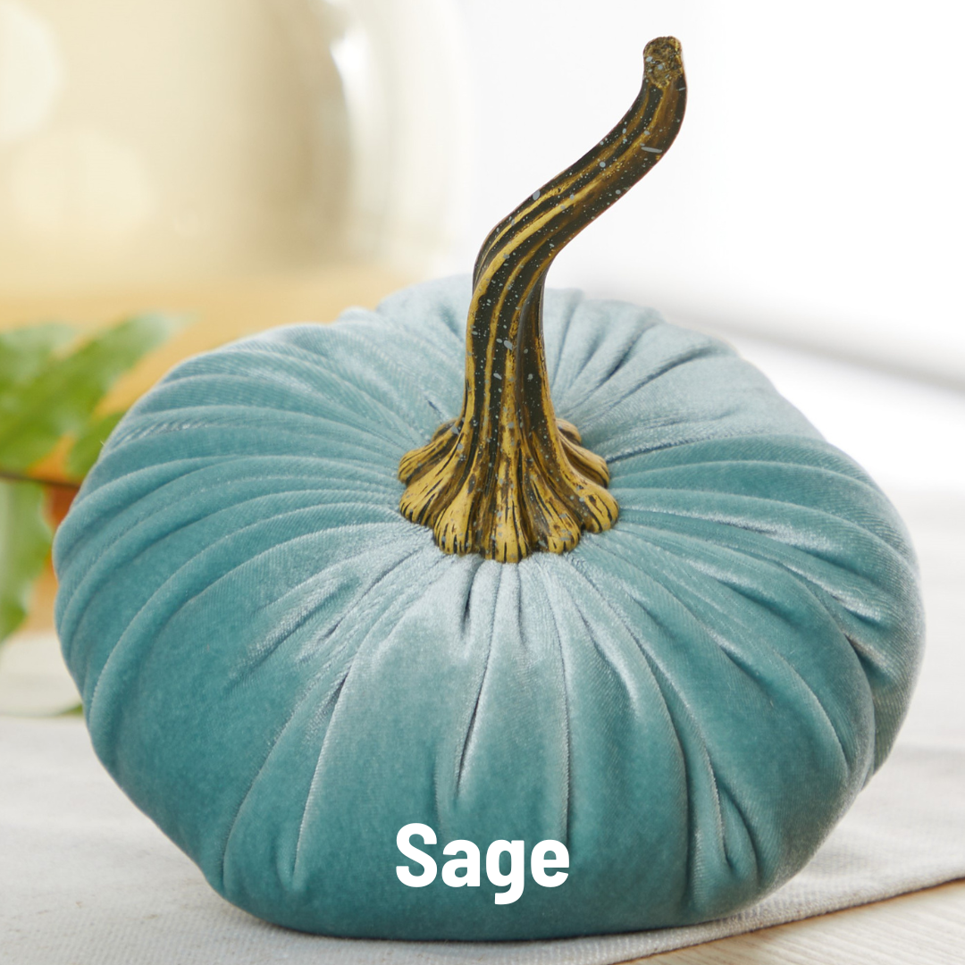 Pumpkin Large Velvet, Fall Mantel Decor, Halloween Table