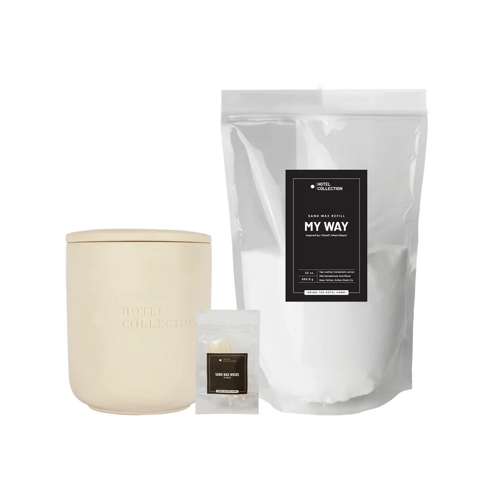 Petite Ceramic Sand Wax Set