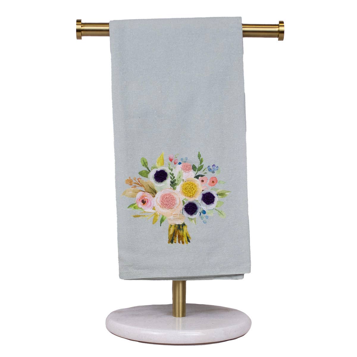 Bouquet Hand Towel Blue/Multi 20x28