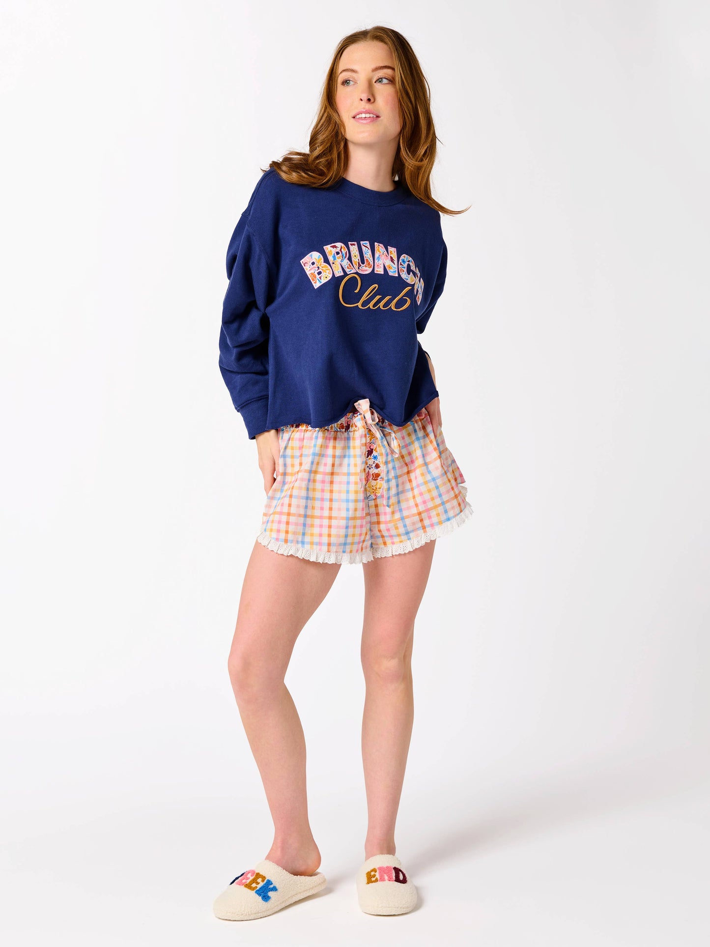 ASST/6 GINGHAM BOXER SHORTS,MULTI