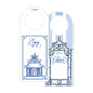 Enjoy Blue Pagoda Cheers Die-Cut Wine Tag
