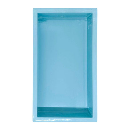 Light Blue Bamboo Guest Towel Holder