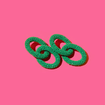 Custom Beaded Link Earrings | Beaded Links | Custom Earrings