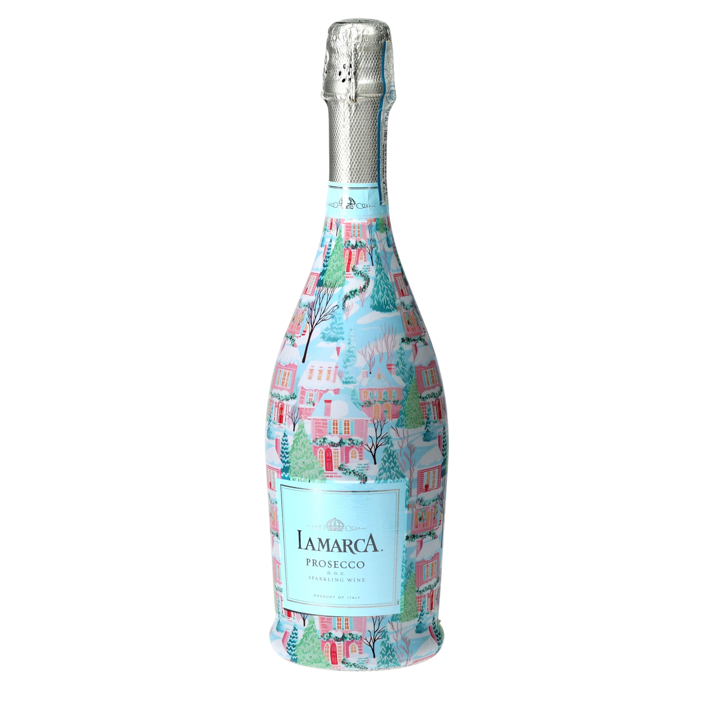 Home for the Holidays Prosecco Bottle Wrap