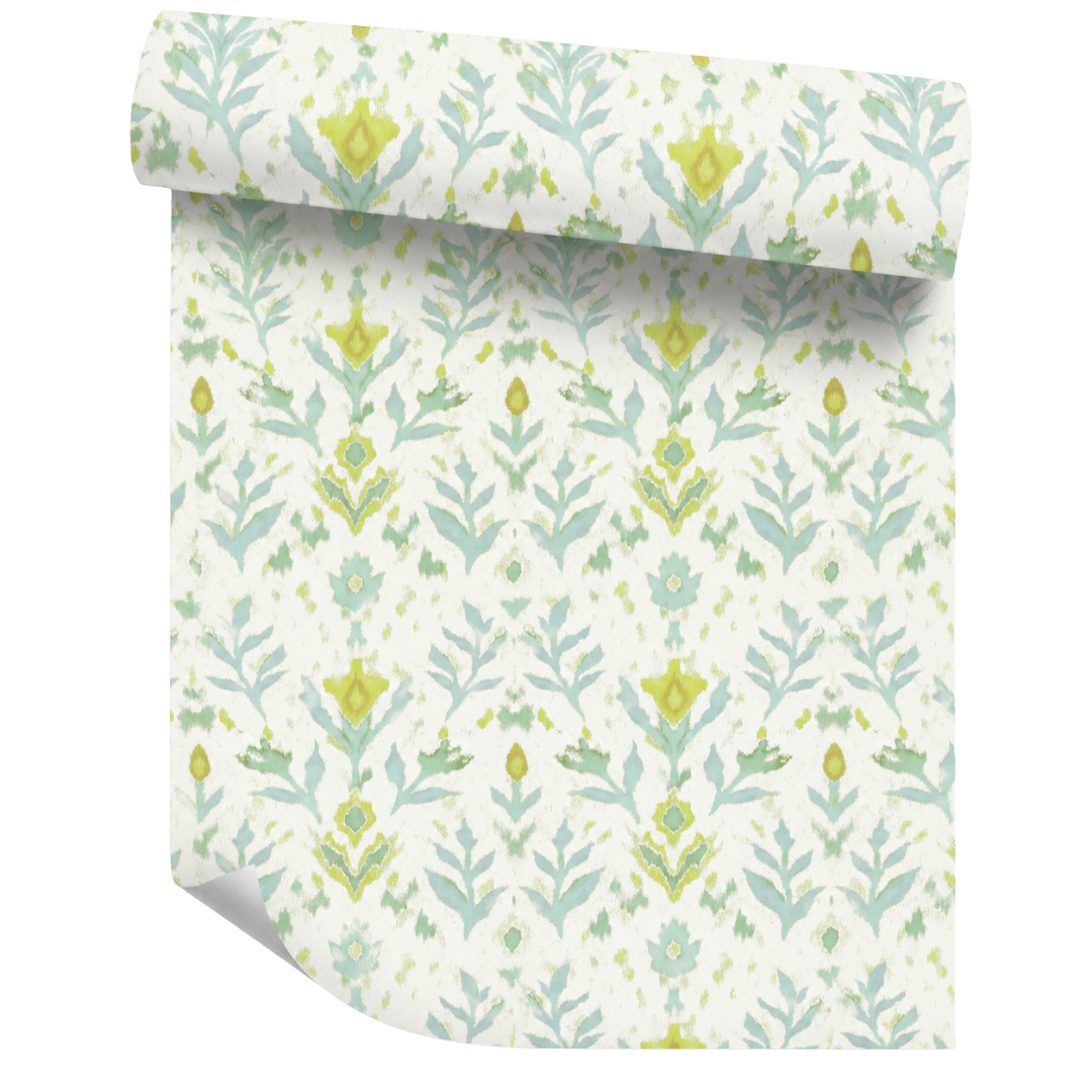 Petal Garden Linen Peel and Stick Wallpaper