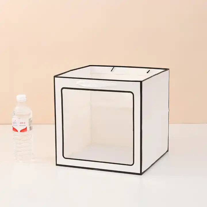 Cube Window Kraft Flower/Gift Bag