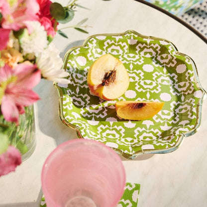 Aspen Green Cocktail Plates