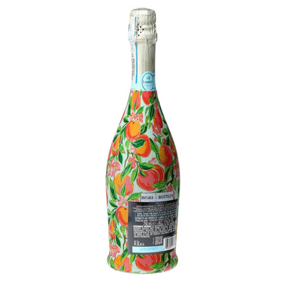 Peach Blossom Grove Prosecco Bottle Wrap