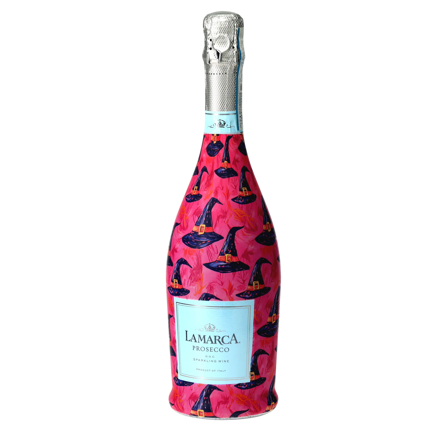 Preppy Halloween Witch Hats Prosecco Bottle Wrap