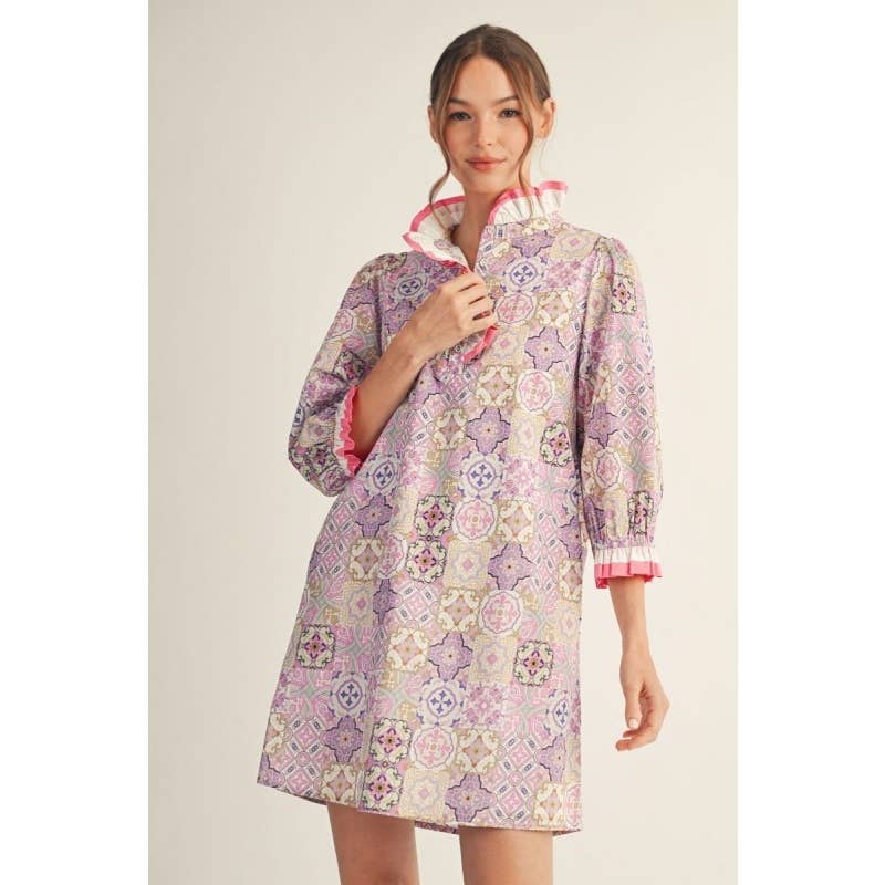Print Shift Dress