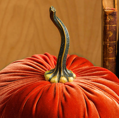 Pumpkin Extra Large Velvet, Fall Accent, Thoughtful Gift