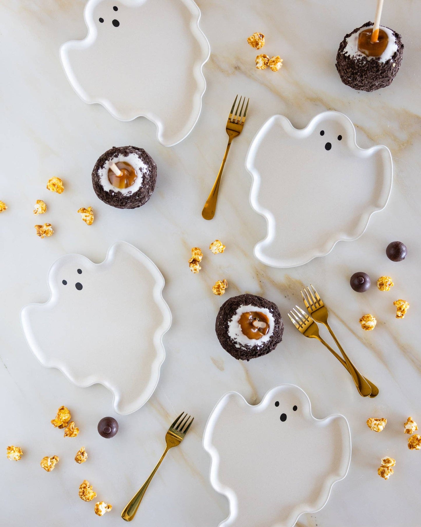 HOC1141-  Bamboo Ghost Plate Set