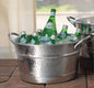 Hammered Beverage Tub with Handles
