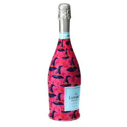 Preppy Halloween Witch Hats Prosecco Bottle Wrap