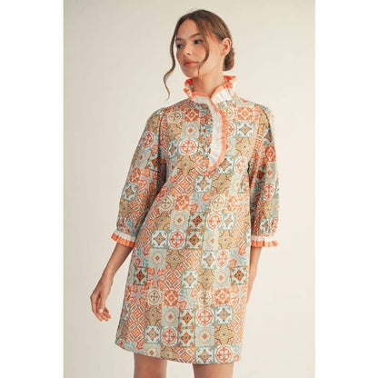 Print Shift Dress