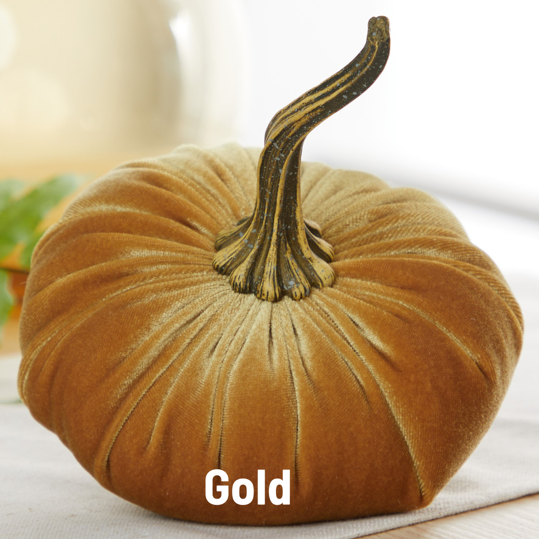 Pumpkin Large Velvet, Fall Mantel Decor, Halloween Table