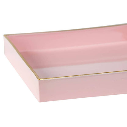 8.5x8.5" Chic Blush Plastic Tray