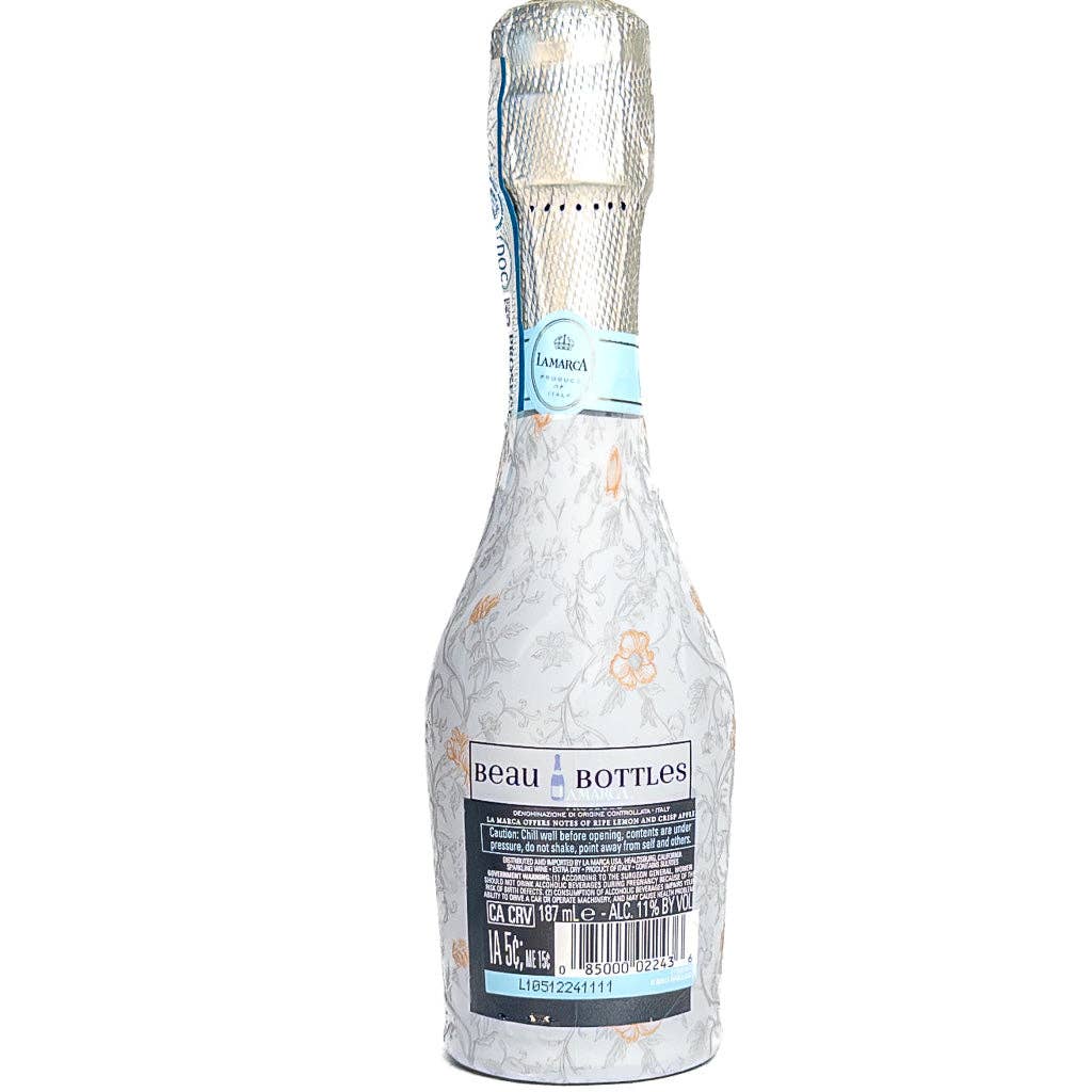 6 Pack Beau Bottles Floral Bridal Bliss - MINI Prosecco Collection - Six Pack
