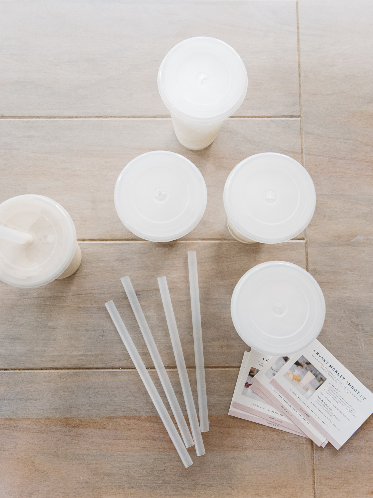 Smoothie Cups – Reusable Dishwasher-Safe Cups (Set of 5)