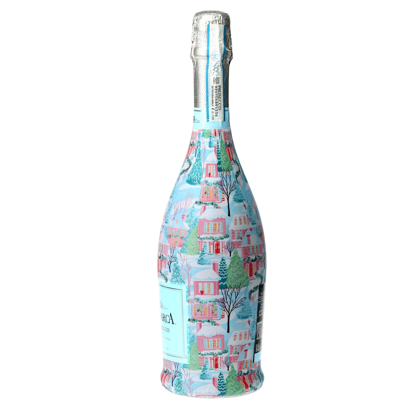 Home for the Holidays Prosecco Bottle Wrap