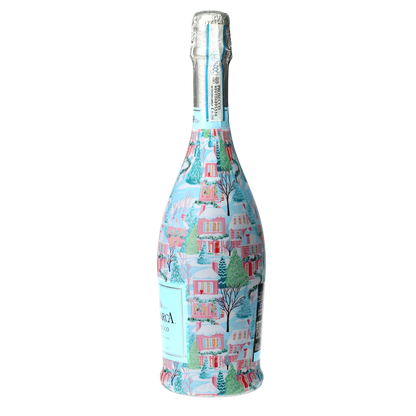 Home for the Holidays Prosecco Bottle Wrap