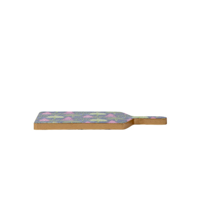 Garden Party Enameled Rectangular Charcuterie Board 6x10