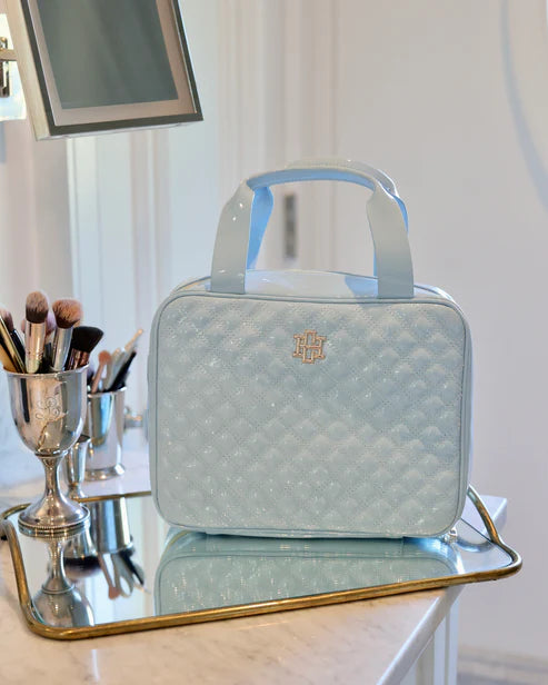 Punta Cana Large Case - Light Blue Patent