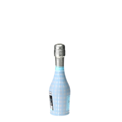 Powder Blue Picnic Gingham Mini Prosecco Wraps (3-Pack)