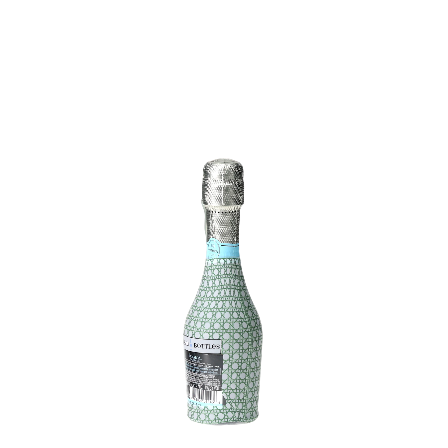 Sage & White Cane Mini Prosecco Wraps (Set of 3)