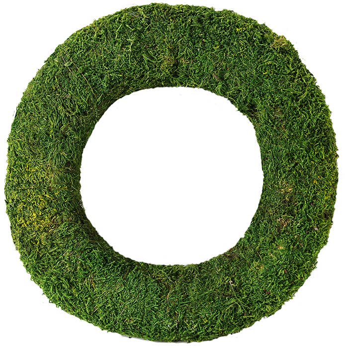 18" Round/Oval - Moss Wreath