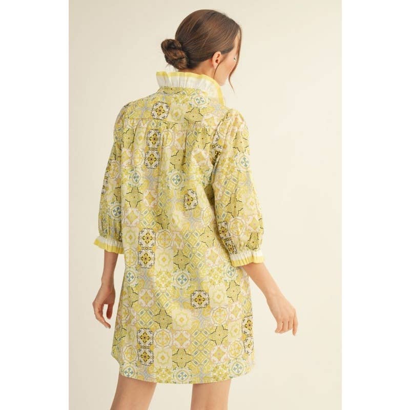 Print Shift Dress