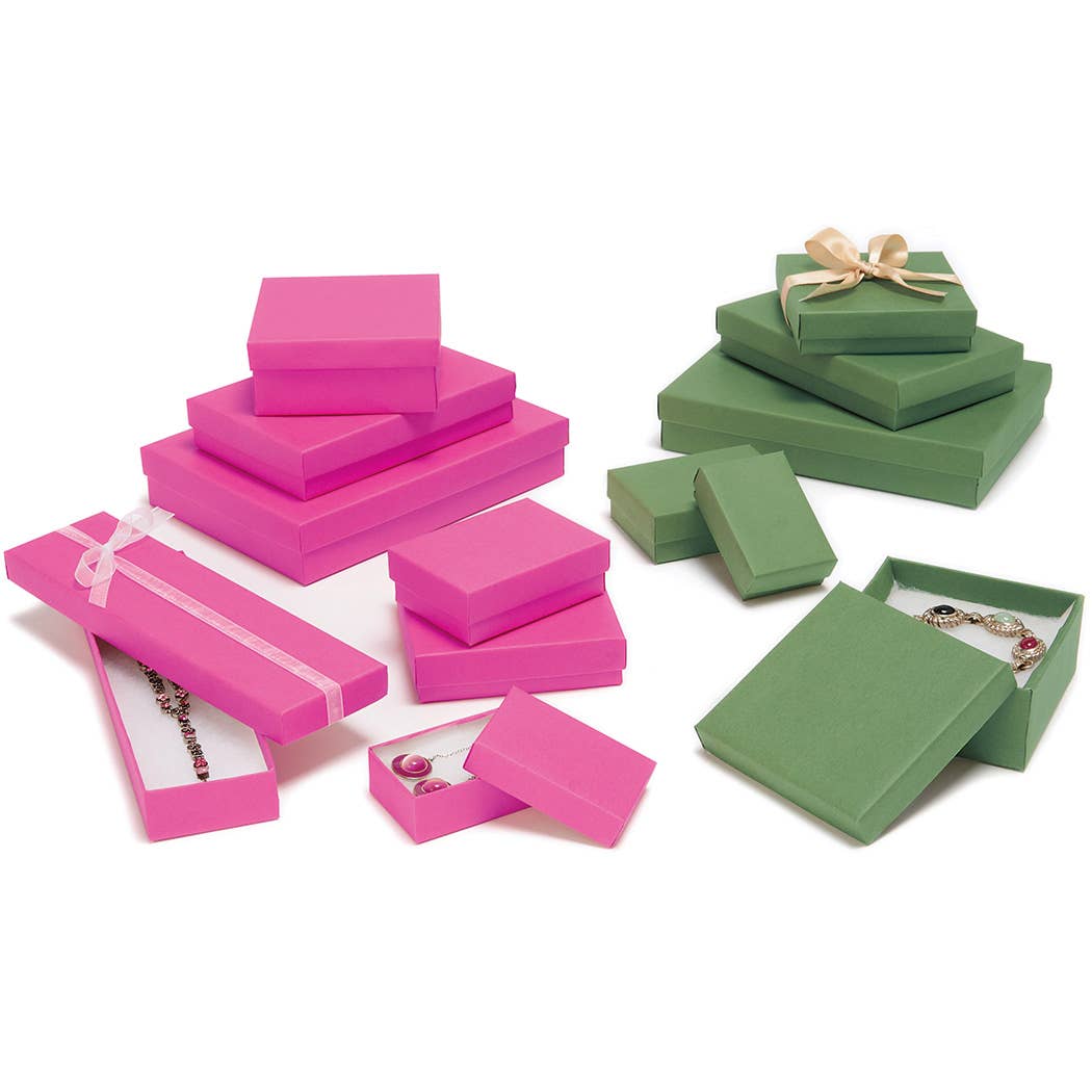 Pink Recycled Jewelry & Gift Boxes