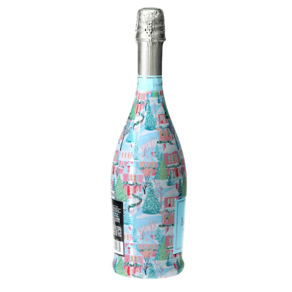 Home for the Holidays Prosecco Bottle Wrap