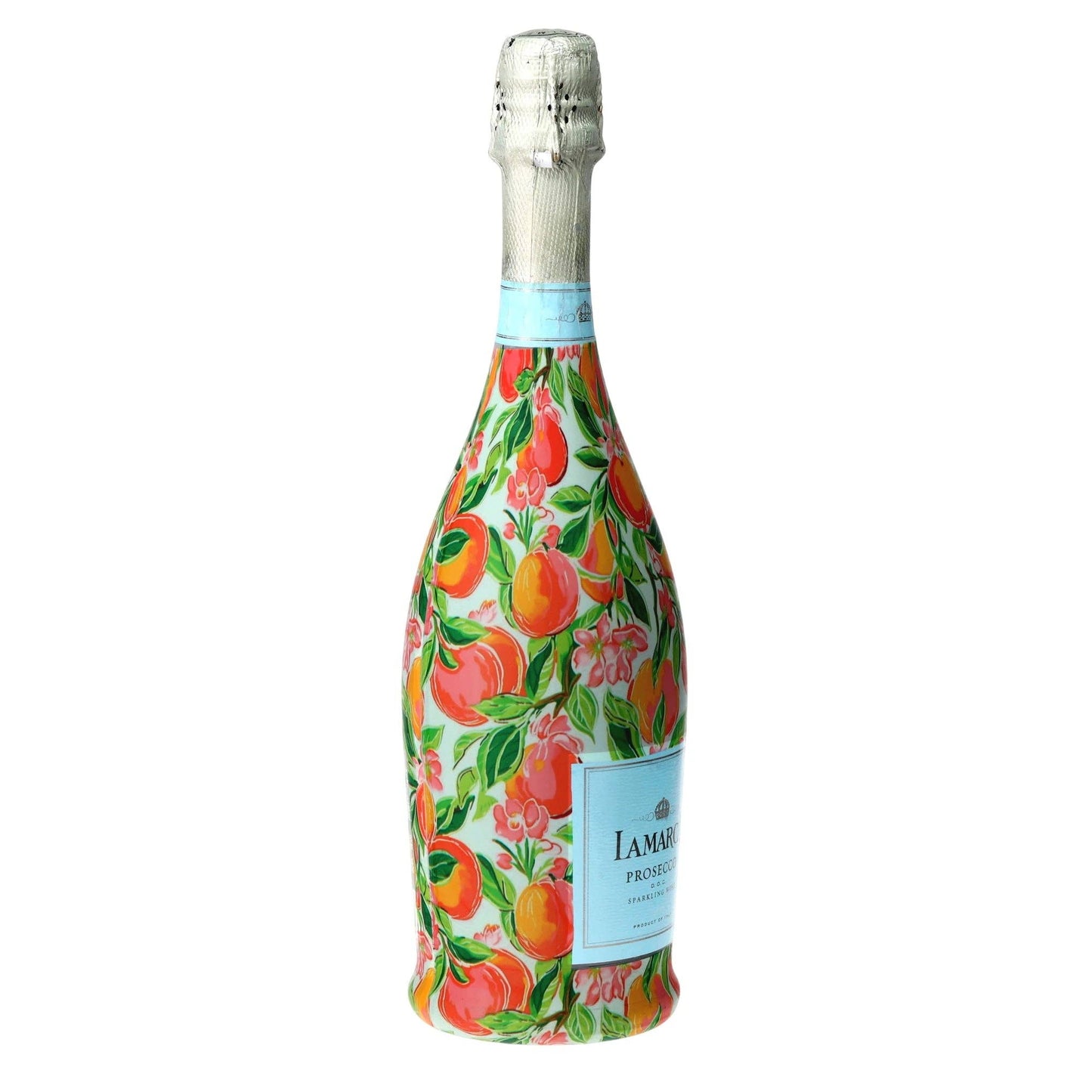 Peach Blossom Grove Prosecco Bottle Wrap