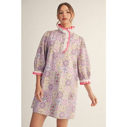 Print Shift Dress