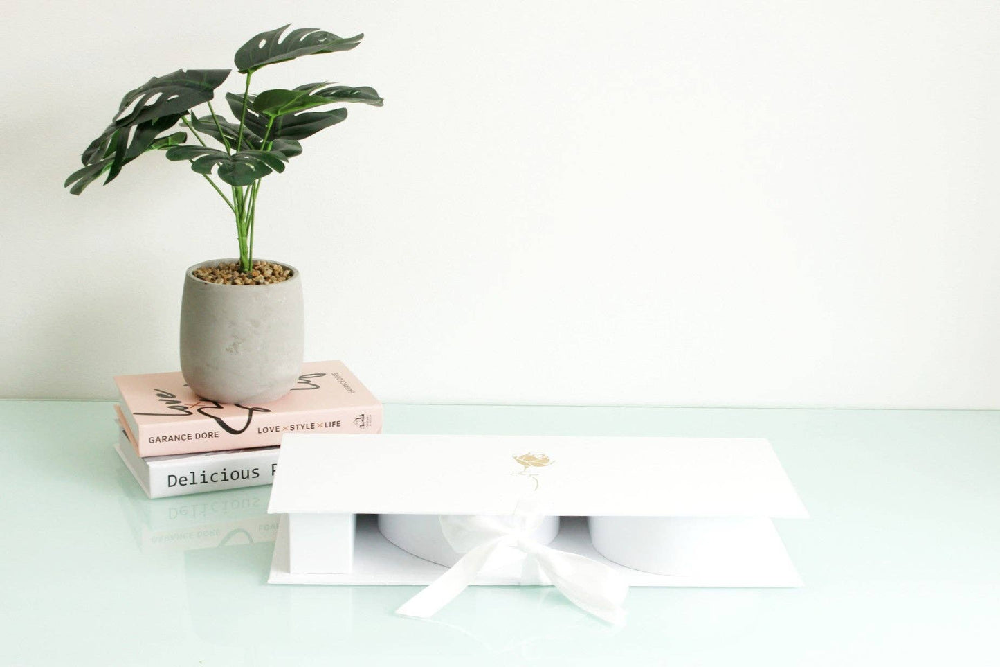I Love You Fillable Letters Box with Ribbon