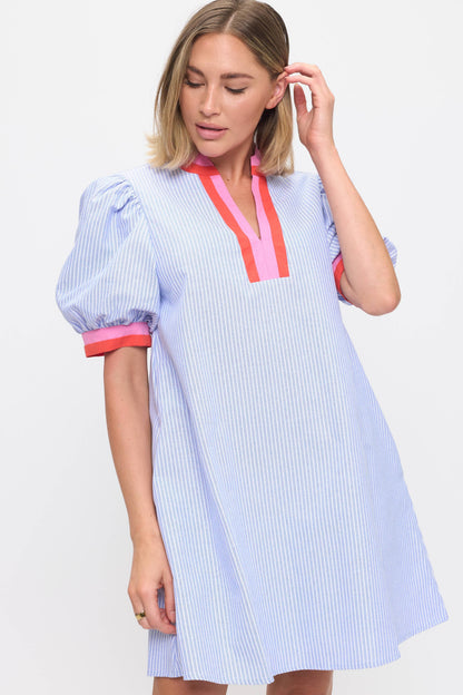 Striped Linen Dress