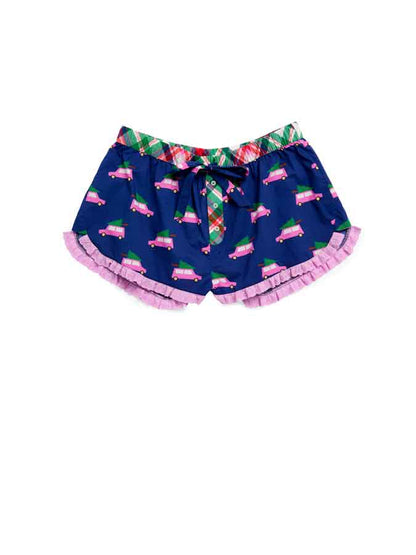 PINK CAR BOXER SHORTS,NAVY