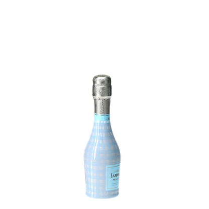Powder Blue Picnic Gingham Mini Prosecco Wraps (3-Pack)