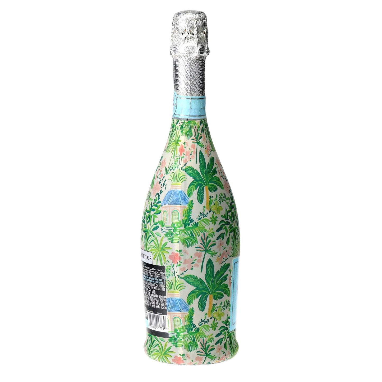 Verde Palm Pavilion Prosecco Bottle Wrap