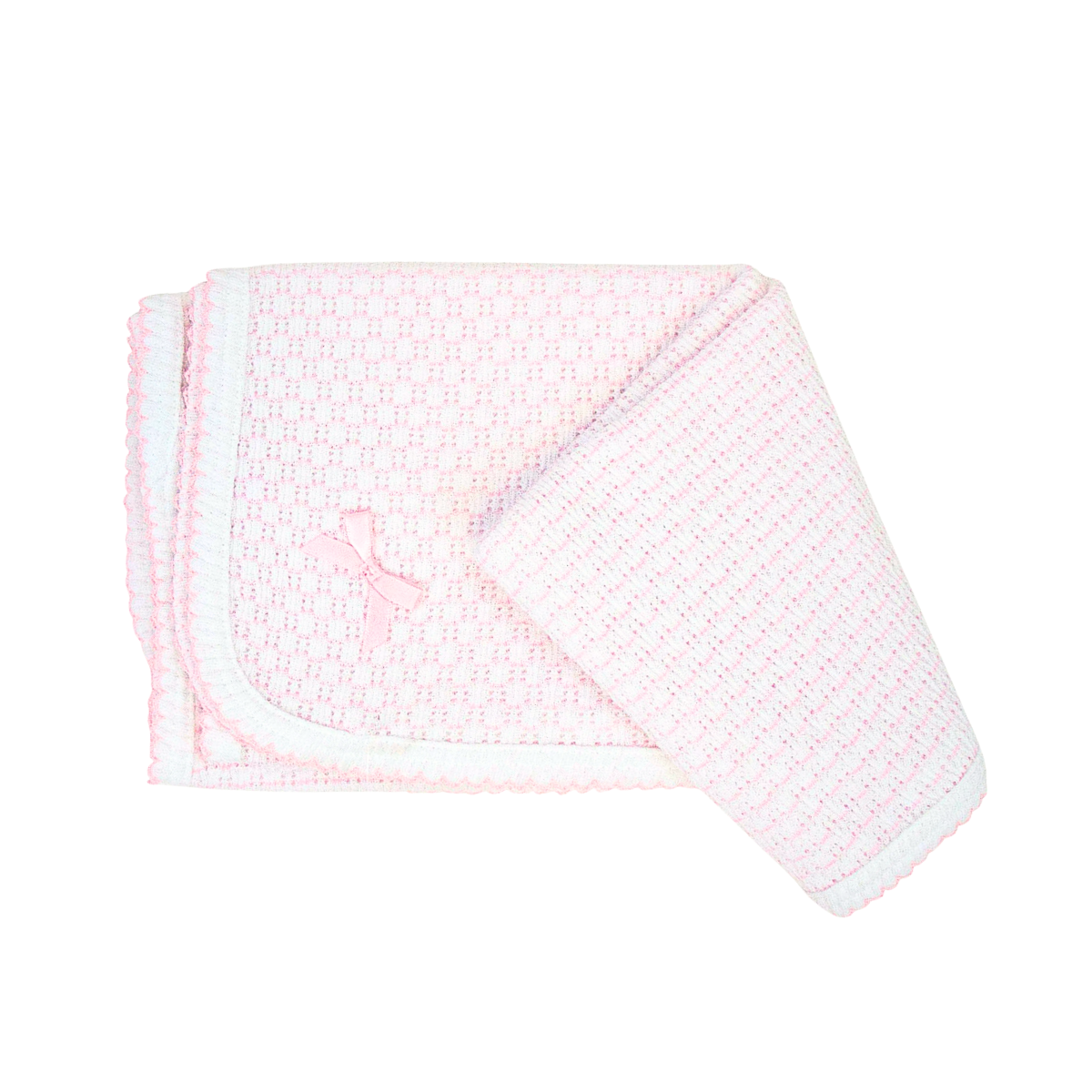 Paty Knit Pinstripe Swaddle Blanket