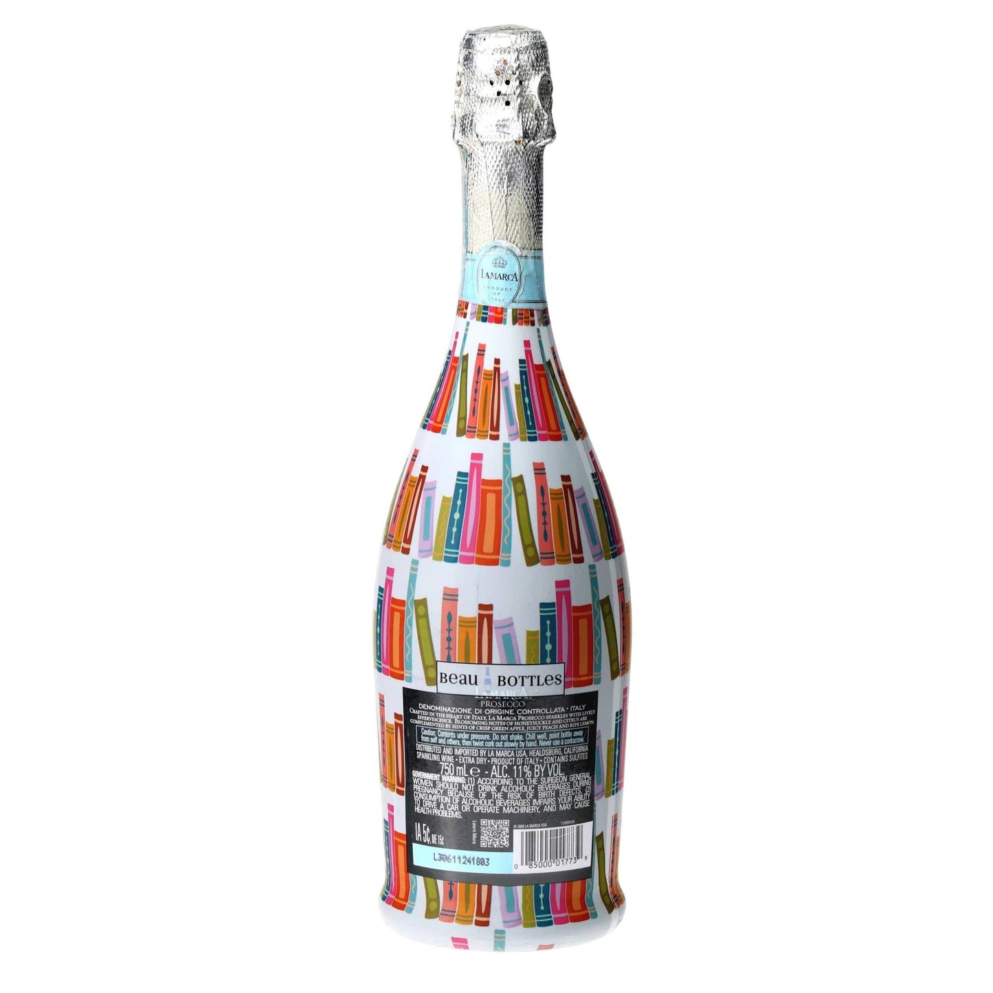 Warm & Bright Books Prosecco Bottle Wrap