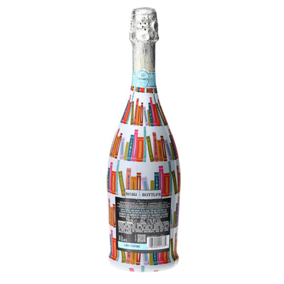 Warm & Bright Books Prosecco Bottle Wrap