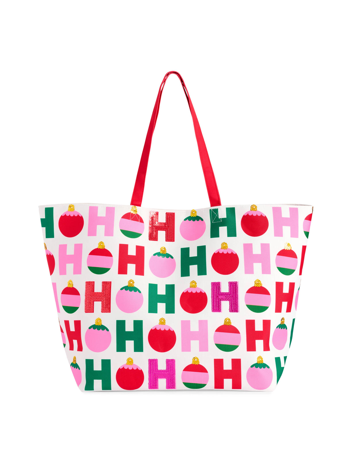 "HO HO HO" GIFTING TOTE, MULTI