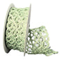 1.5 Inch Dusty Mint Scallop Weave Burlap Ribbon 47506-09-06