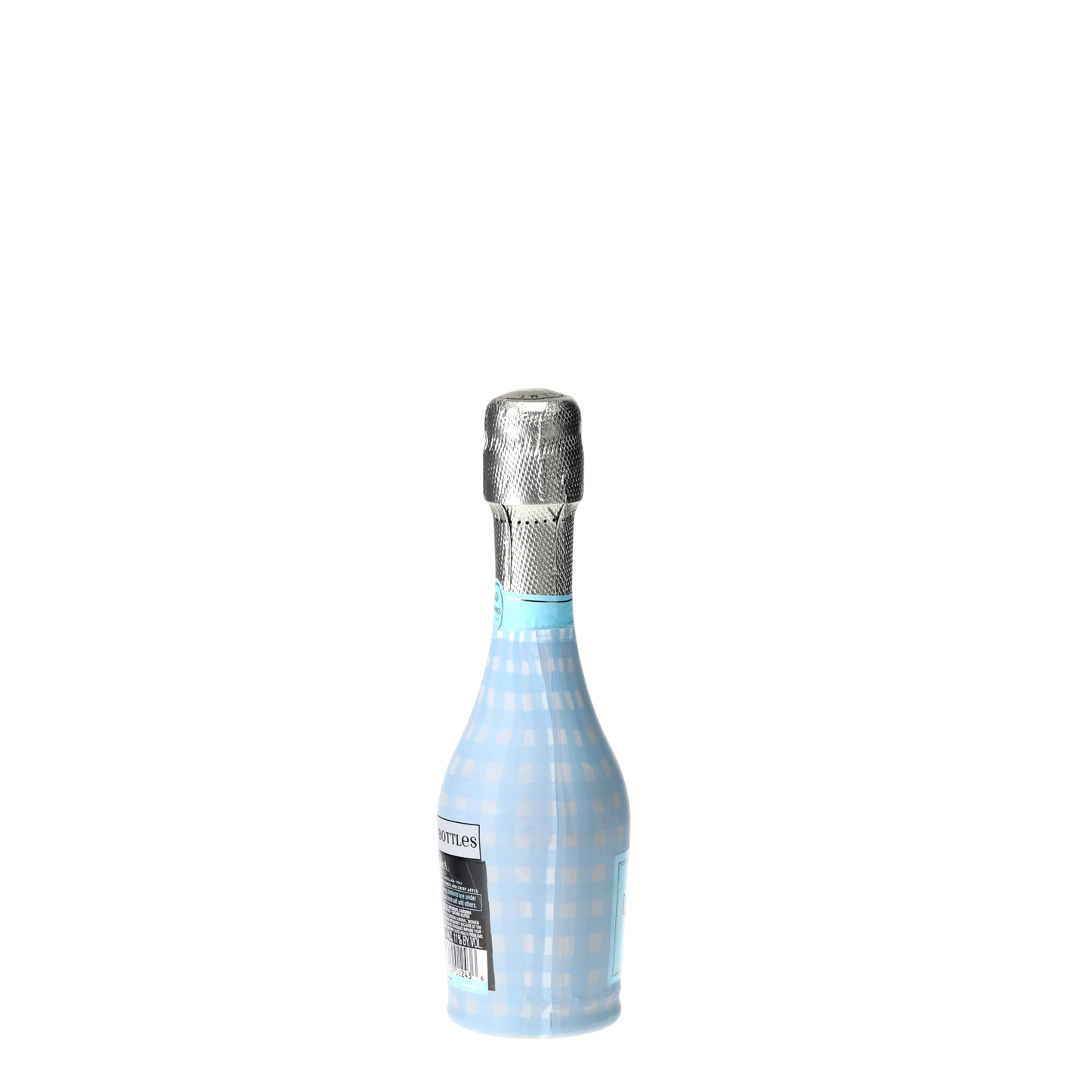 Powder Blue Picnic Gingham Mini Prosecco Wraps (3-Pack)