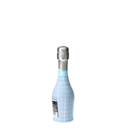Powder Blue Picnic Gingham Mini Prosecco Wraps (3-Pack)