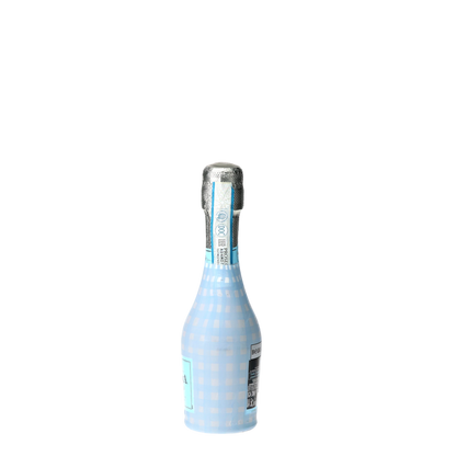 Powder Blue Picnic Gingham Mini Prosecco Wraps (3-Pack)